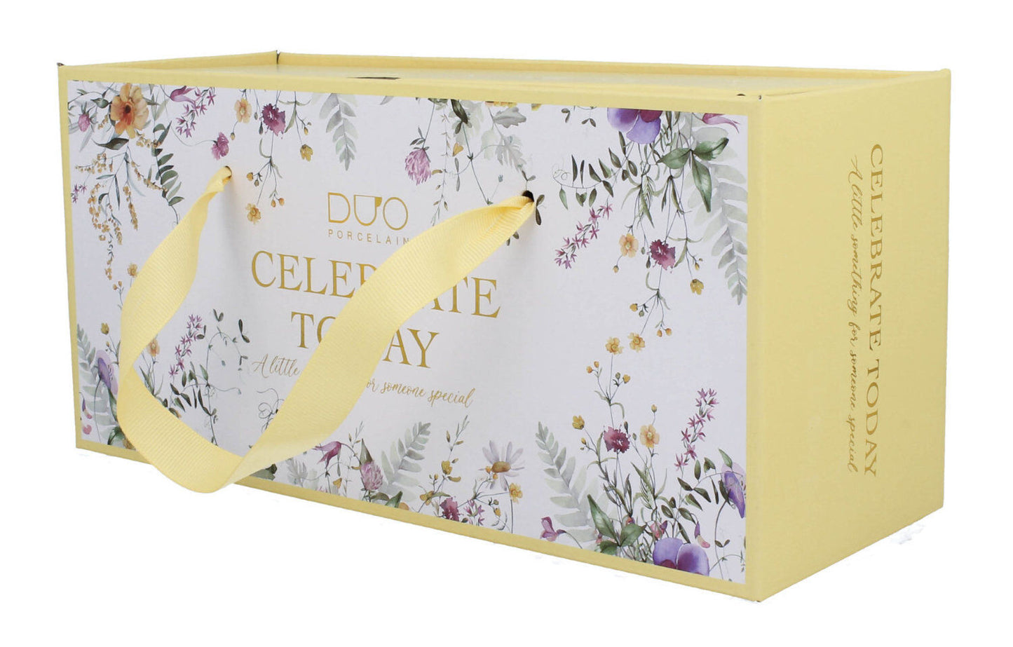 DUO 2er-Set Becher PANSY mit Fuß, 340 ml, New Bone China Porzellan, in Geschenkbox – Bild 6