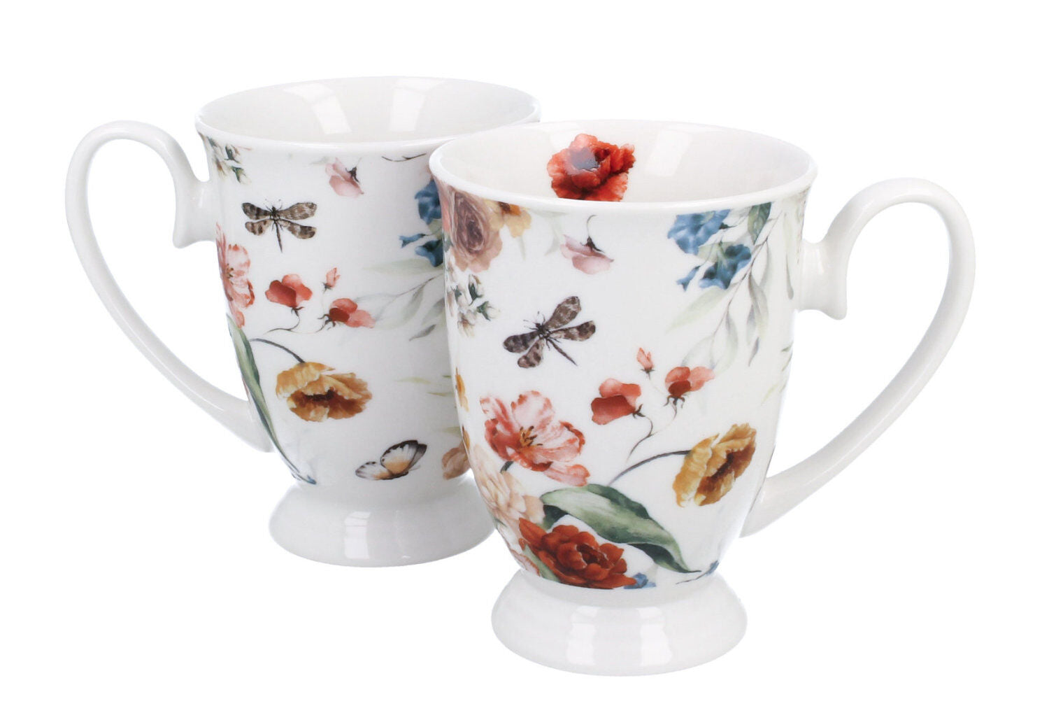 DUO 2er-Set Becher REBECCA mit Fuß, 340 ml, New Bone China Porzellan, in Geschenkbox – Bild 2
