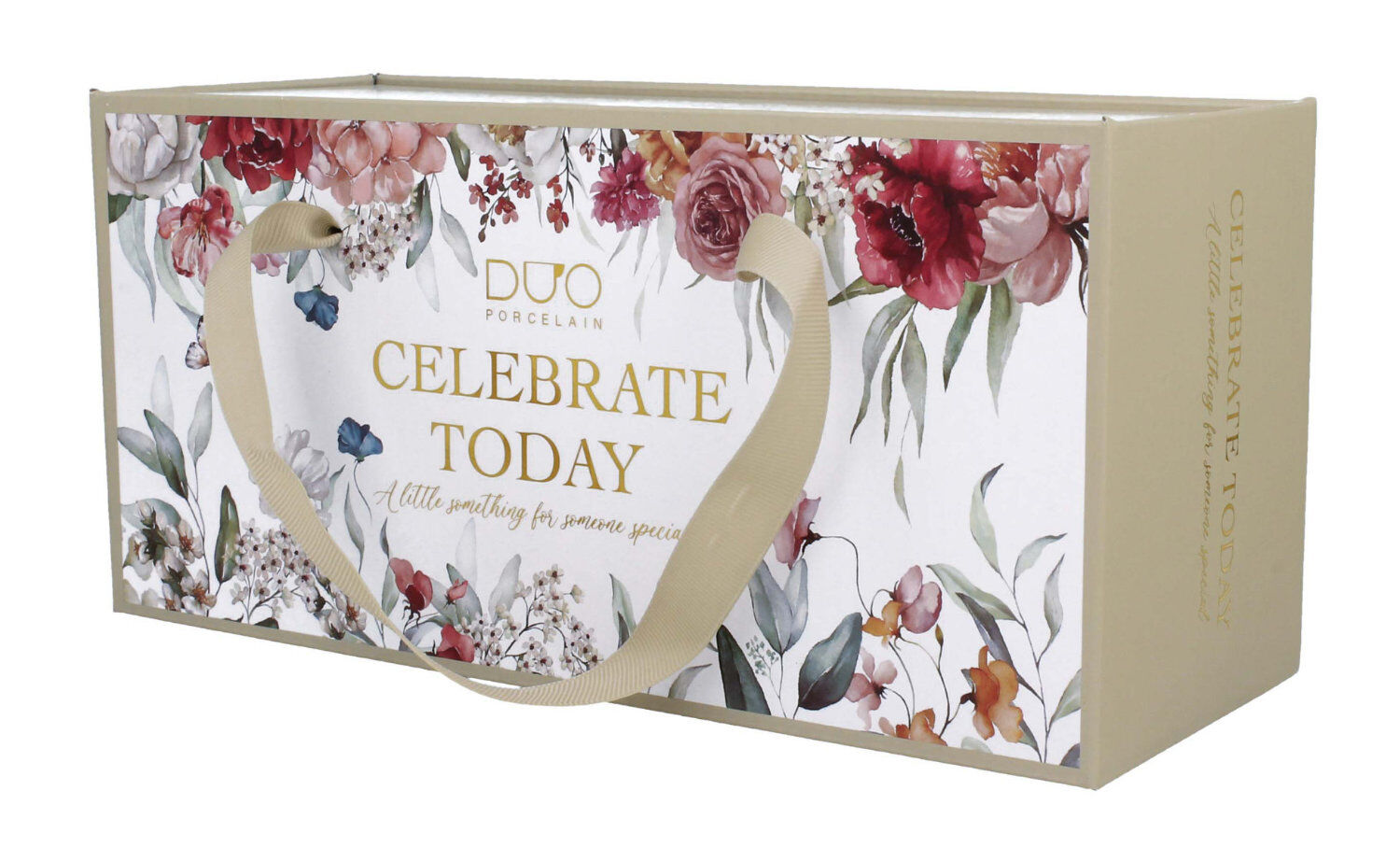 DUO 2er-Set Becher REBECCA mit Fuß, 340 ml, New Bone China Porzellan, in Geschenkbox – Bild 6