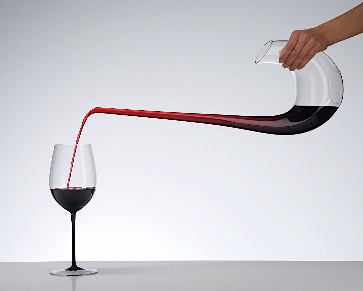 RIEDEL 2007/02S1 WINEWINGS Dekanter aus Kristallglas, handgefertigt, Design-Dekanter – Bild 6