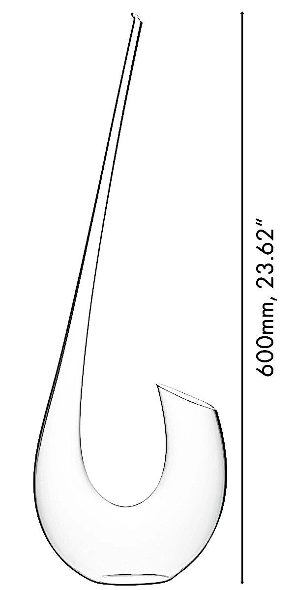 RIEDEL 2007/02S1 WINEWINGS Dekanter aus Kristallglas, handgefertigt, Design-Dekanter – Bild 2