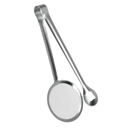 METALTEX 204104010 Frittierzange 3 in 1 aus pflegeleichtem INOX / Greifzange / Edelstahlzange