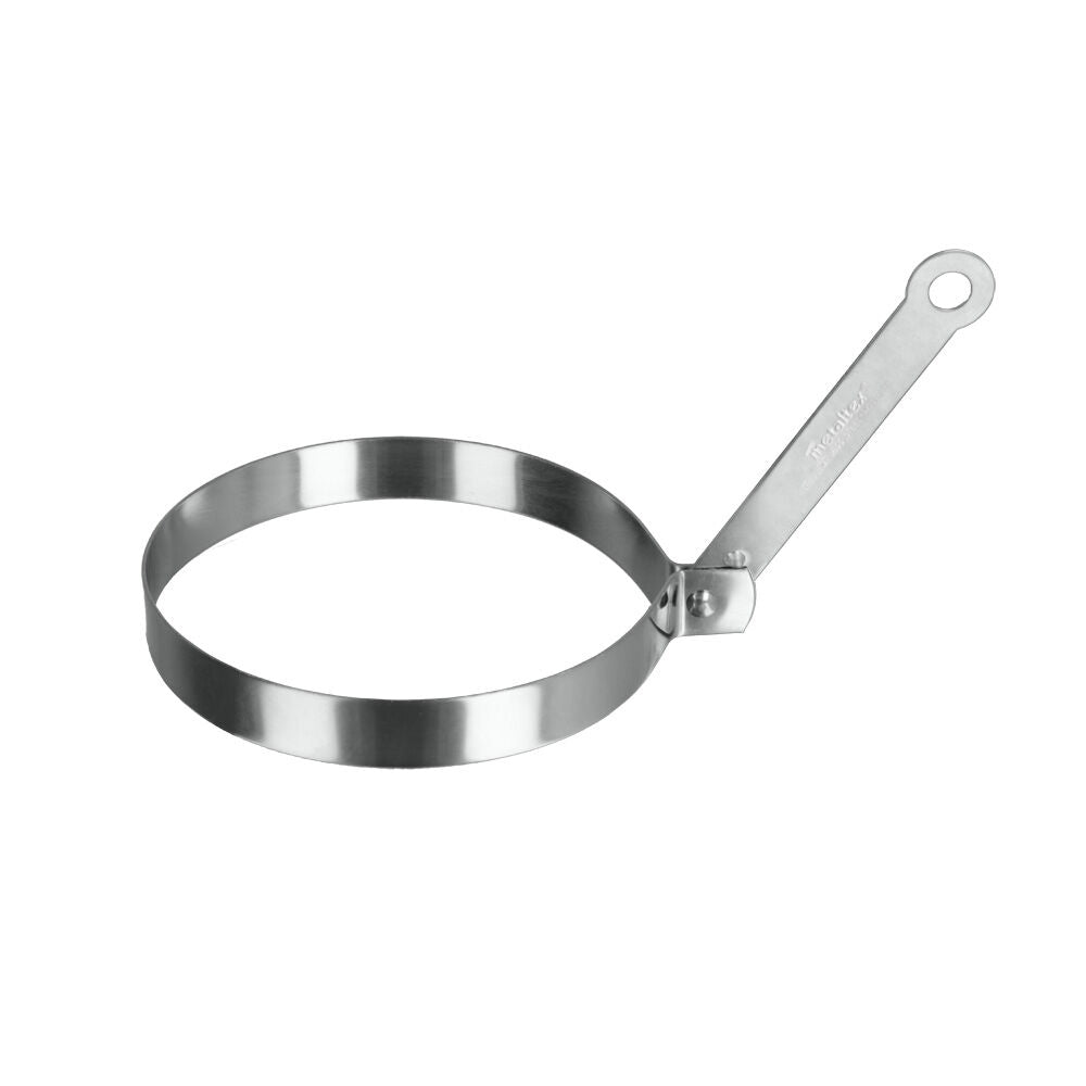 METALTEX Spiegeleierformer 3 Motive im SET / Spiegelei - Formen Kreis, Herz, Blume