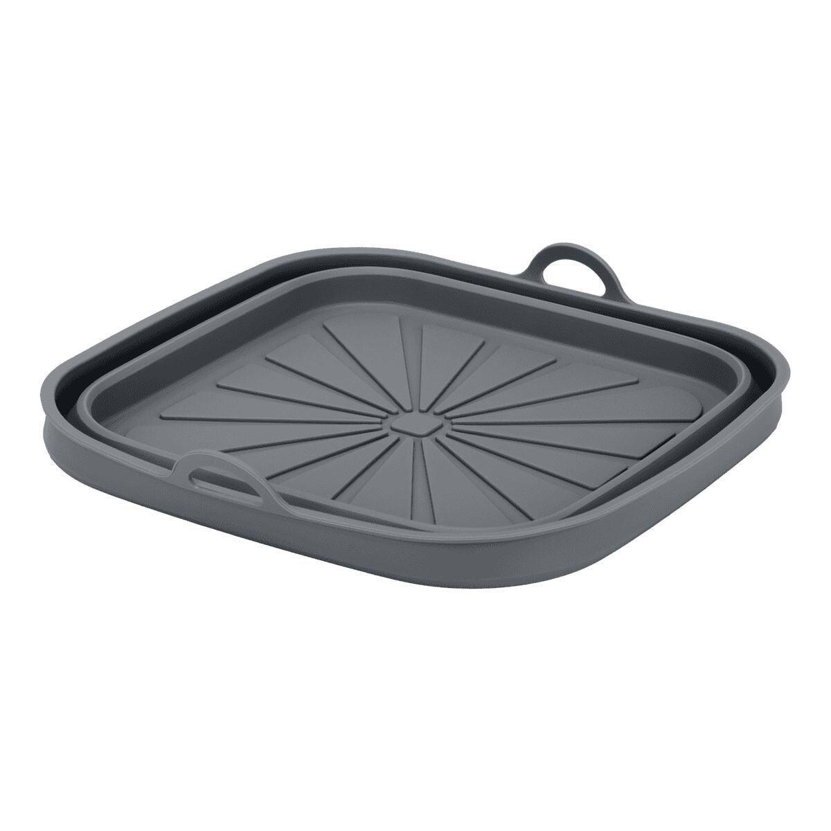 METALTEX 222193000 Faltbarer Silikonkorb für Airfryer 21,5 x 21,5 cm, geeignet für Heißluftfritteuse, Mikrowelle und Ofen