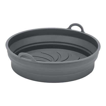 METALTEX 222194000 Faltbarer Silikonkorb für Airfryer Ø 20 cm, geeignet für Heißluftfritteuse, Mikrowelle und Ofen