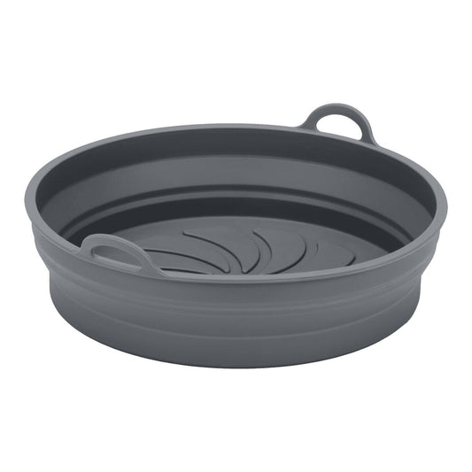 METALTEX 222194000 Faltbarer Silikonkorb für Airfryer Ø 20 cm, geeignet für Heißluftfritteuse, Mikrowelle und Ofen