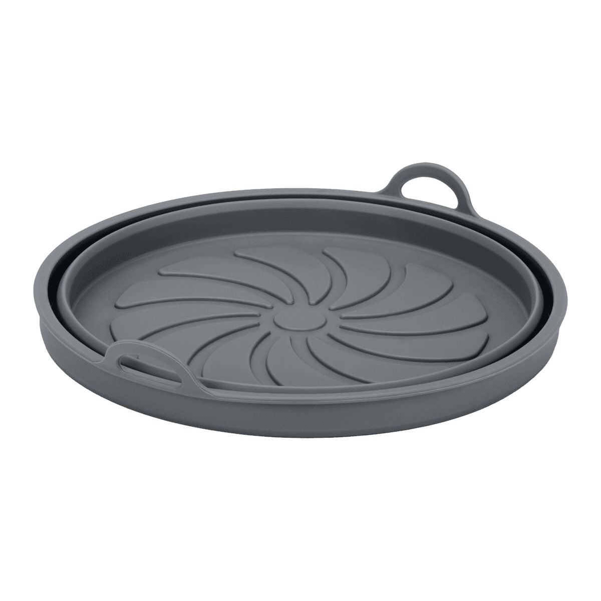 METALTEX 222194000 Faltbarer Silikonkorb für Airfryer Ø 20 cm, geeignet für Heißluftfritteuse, Mikrowelle und Ofen