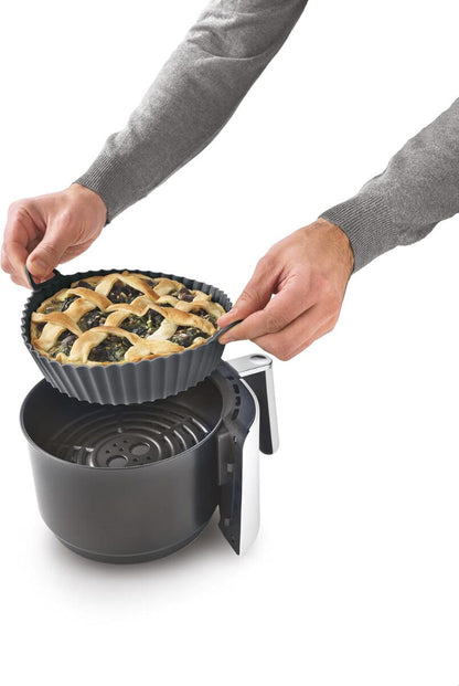 METALTEX 222195000 Silikonkorb für Airfryer Ø 20 cm, geeignet für Heißluftfritteuse, Mikrowelle und Ofen