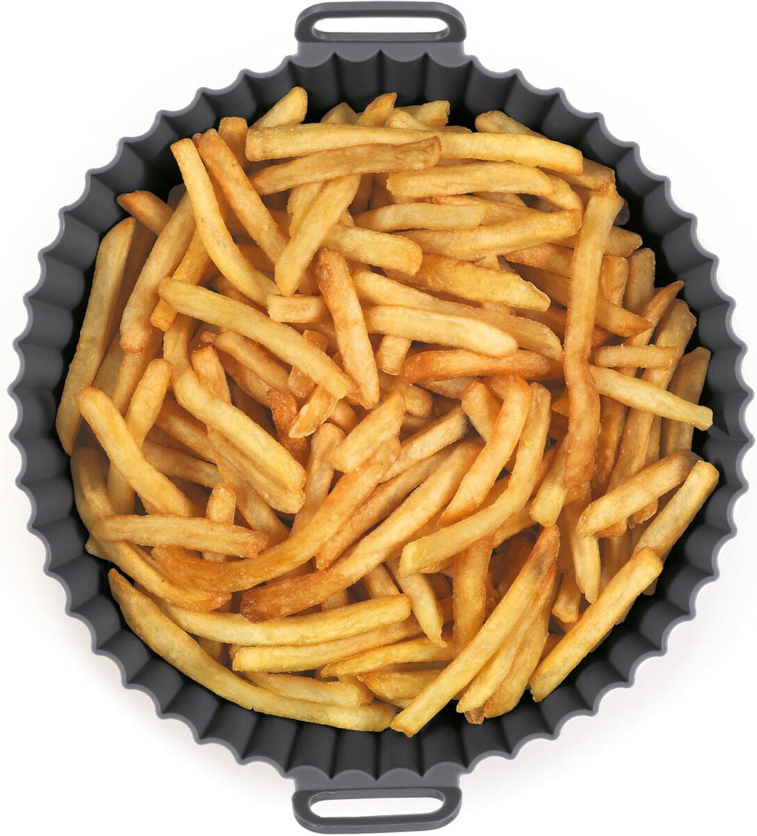 METALTEX 222195000 Silikonkorb für Airfryer Ø 20 cm, geeignet für Heißluftfritteuse, Mikrowelle und Ofen