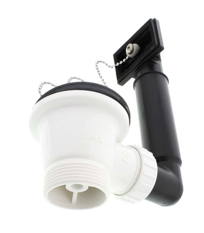 BLANCO 222458 Ablaufgarnitur 1 x 1,5 Zoll Stopfen mit Überlauf eckig / Ersatzteil – Bild 2