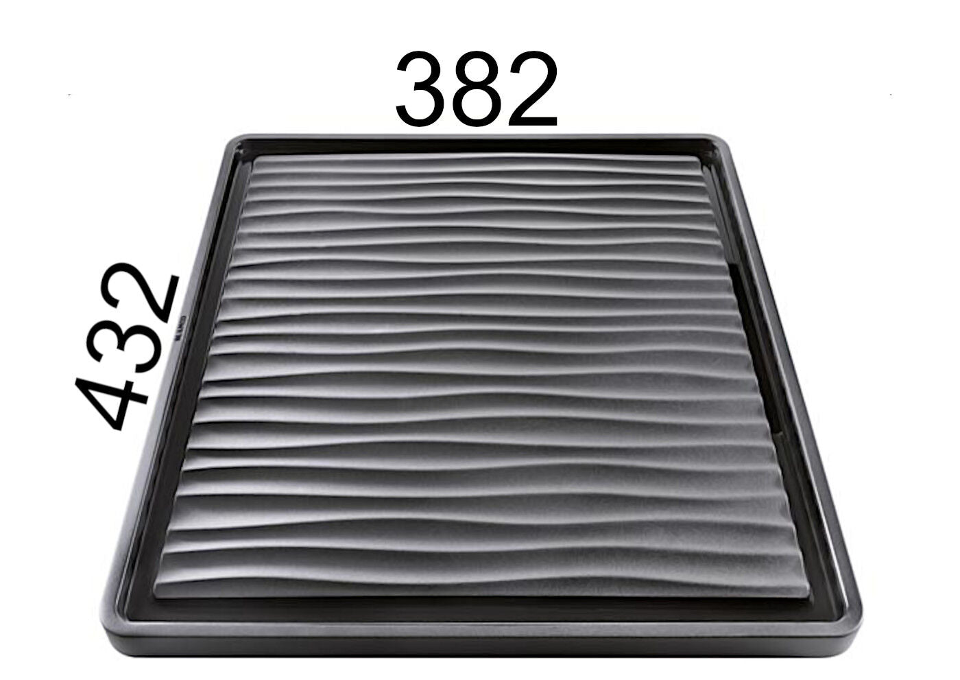 BLANCO Tropf 432 x 382 mm aus Kunststoff schwarz für Unterbaubecken / Zubehör – Bild 2