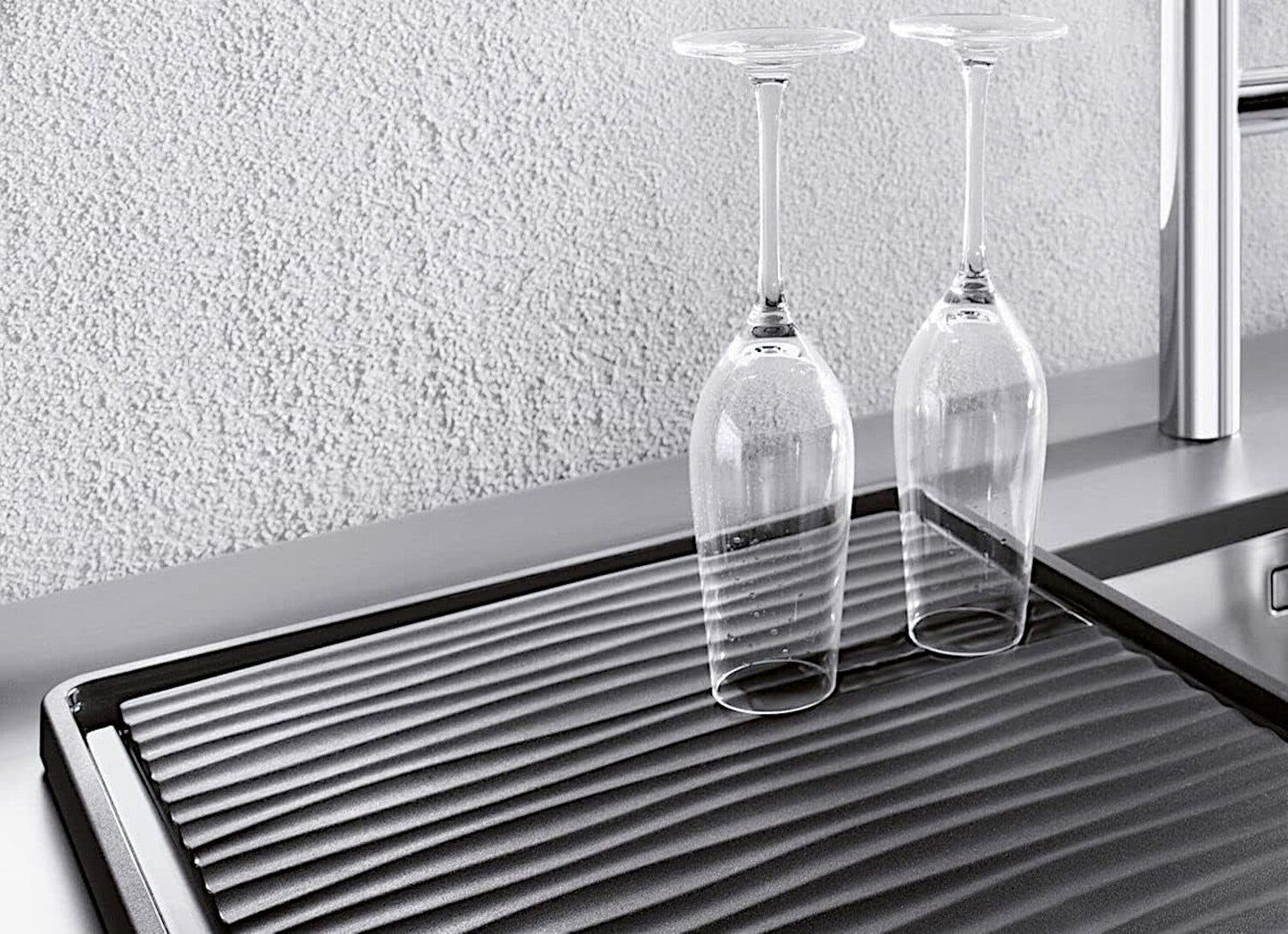 BLANCO Tropf 432 x 382 mm aus Kunststoff schwarz für Unterbaubecken / Zubehör – Bild 4