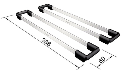 BLANCO Set ETAGON-Schienen - Edelstahl/Kunststoff / Zubehör – Bild 2
