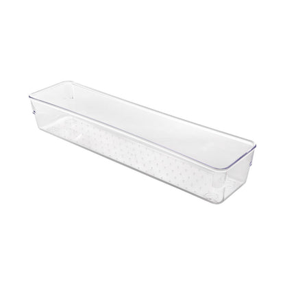 Metaltex 235459000 Schubladen-Organizer LARGE Slim 7,5 x 30,5 x 5,5 cm ohne Deckel / Organisationsbox