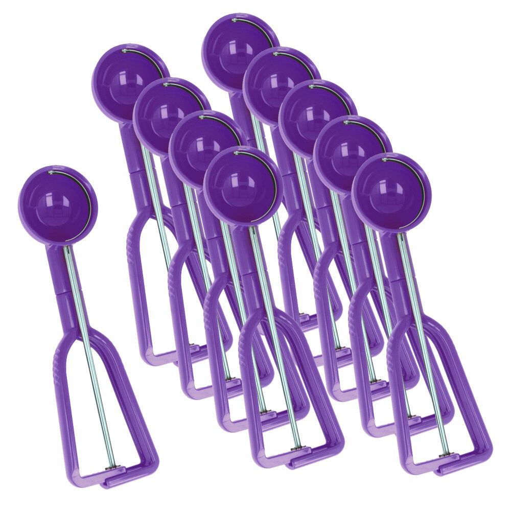 10er SET METALTEX CHROMOTHERAPY Gelati Eisportionierer 22 cm - Orchid - Lila