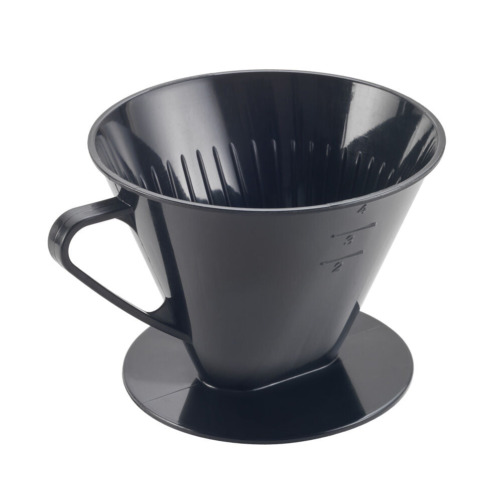 METALTEX 246435000 Kaffeefilteraufsatz Größe 4, schwarz