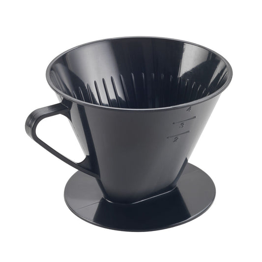 METALTEX 246435000 Kaffeefilteraufsatz Größe 4, schwarz