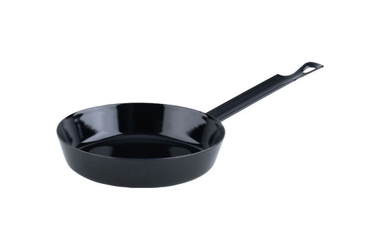 RIESS 0447-022 Mini Emaillepfanne 16 cm, Emaille, schwarz
