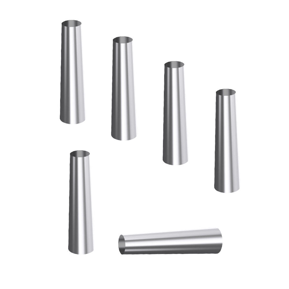 METALTEX 252346000 6er Set Schillerlocken-Formen Inox