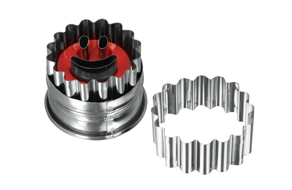 METALTEX 252374010 Linzer-Ausstecher SMILE / Ausstechform / Plätzchenform