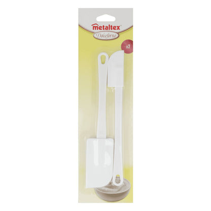 METALTEX 252502080 Teigschaber 2er Set, 23,5 cm, Kunststoffgriff