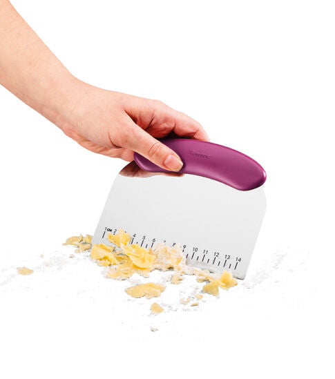 METALTEX 252595010 Teigspachtel Inox / Profi-Qualität mit eingelaserter Maßeinheit
