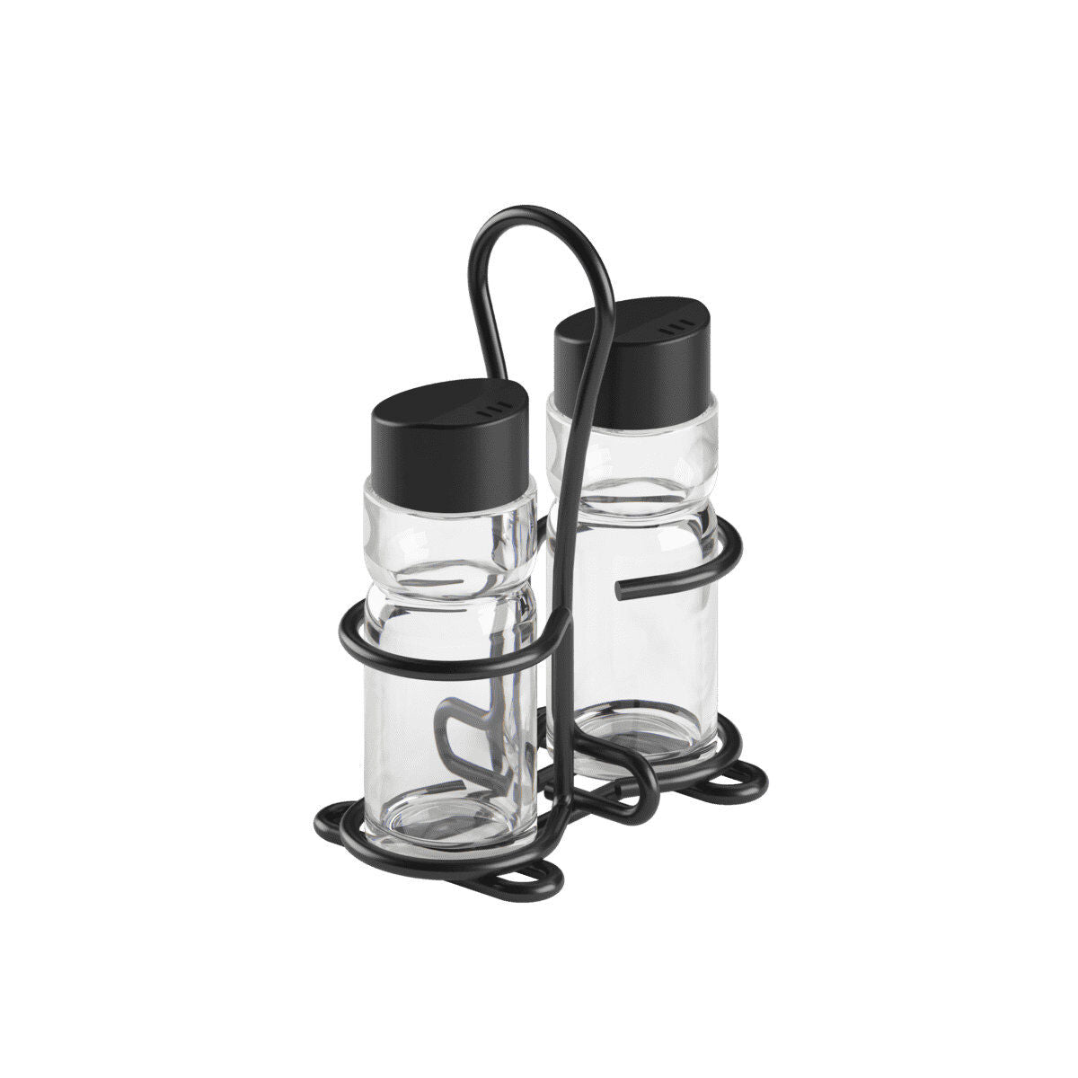 Metaltex 252871000 Salz- und Pfeffer Menage 3tlg. / spice line