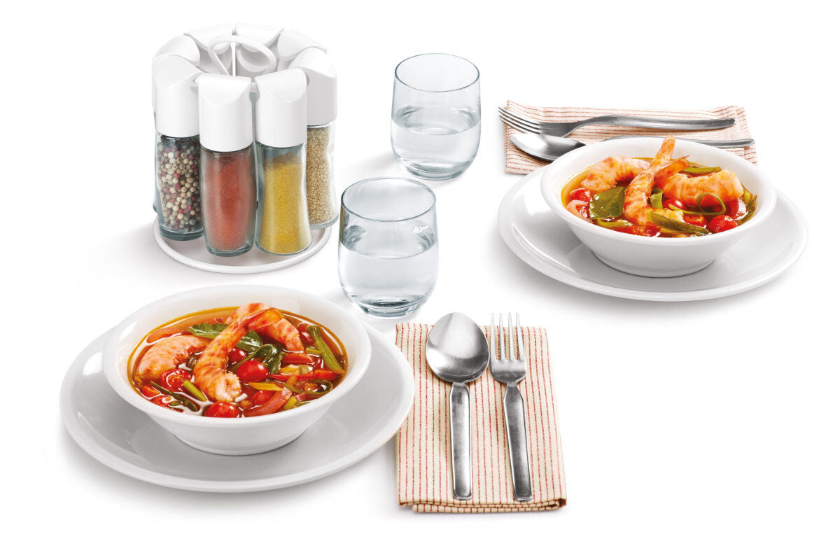 METALTEX 252876001 Spice-8 Gewürzständer weiß / Gewürzkarussell