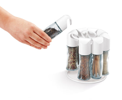 METALTEX 252876001 Spice-8 Gewürzständer weiß / Gewürzkarussell