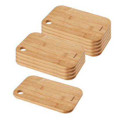 10er SET METALTEX 569061010 Schneidebrett 22 x 14 x 1,0 cm Bambus / Schneidbrett / Schneidebrett Holz
