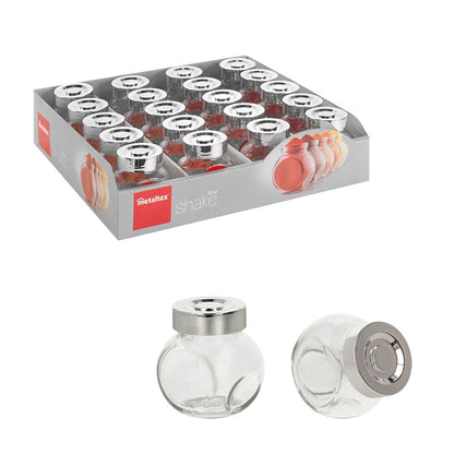 METALTEX 252890000 Vorratsglas mit Deckel 50 ml / Gewürzglas