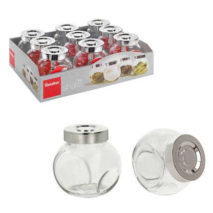 METALTEX 252891000 Vorratsglas mit Deckel 200 ml / Gewürzglas