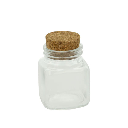 10er SET METALTEX 252892000 Vorratsglas mit Korkdeckel 100 ml / Gewürzglas