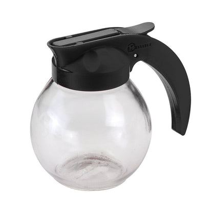 10er SET METALTEX 252917080 Milk Allzweckgiesser / Milchkännchen rund, 160 ml, mit schwarzem Deckel