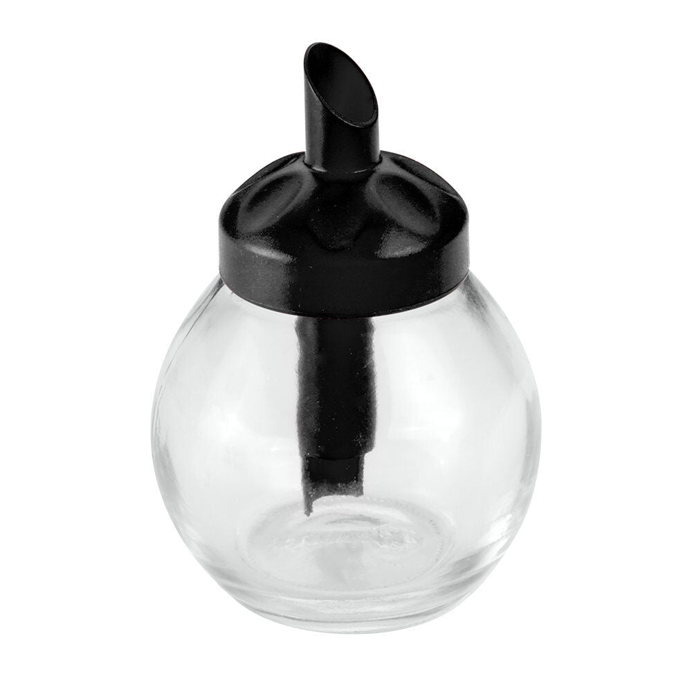 METALTEX 252918080 Sweet Zuckerdosierer rund, 160 ml, mit schwarzem Deckel