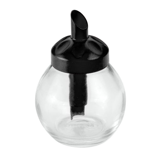 METALTEX 252918080 Sweet Zuckerdosierer rund, 160 ml, mit schwarzem Deckel