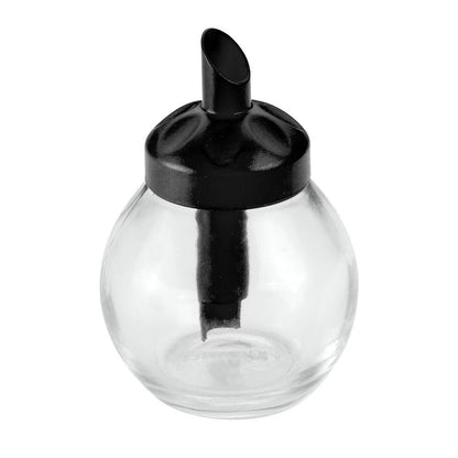 10er SET METALTEX Sweet Zuckerdosierer rund, 160 ml, mit schwarzem Deckel / Zuckerstreuer