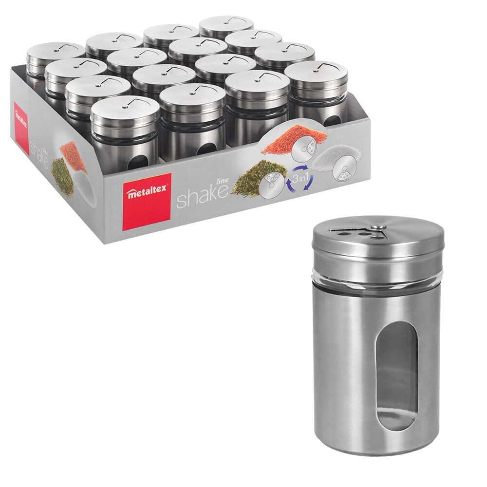 10er SET METALTEX 252945000 Gewürzstreuer 100 ml