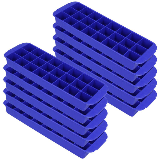 10er SET METALTEX 253526 Eiswürfelformer Thermo-Gummi, flexibel, für 24 Eiswürfel
