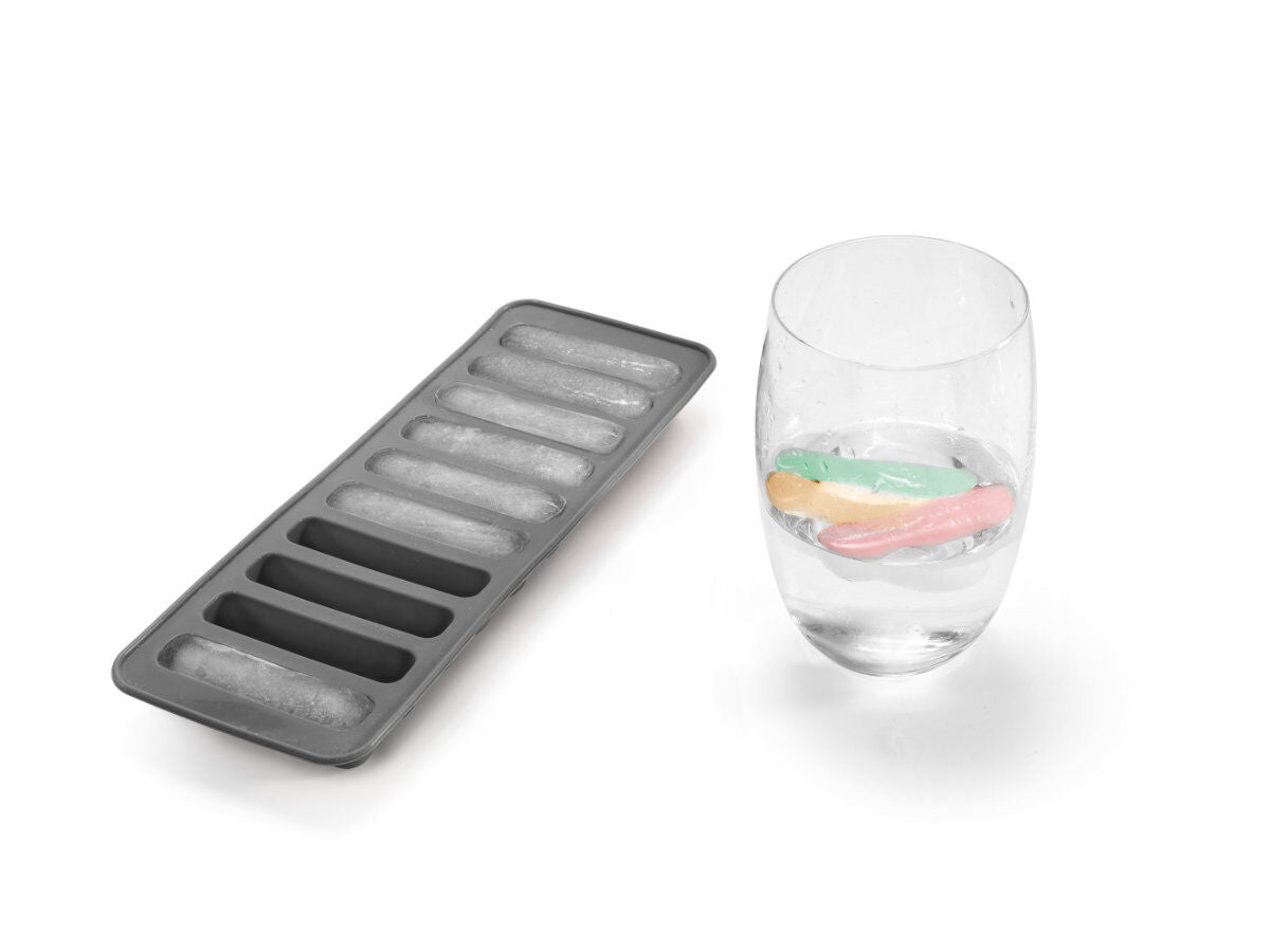 METALTEX 253538000 Eiswürfelformer Silikon für 10 Eis-Sticks 7 cm x Ø 1,5 cm