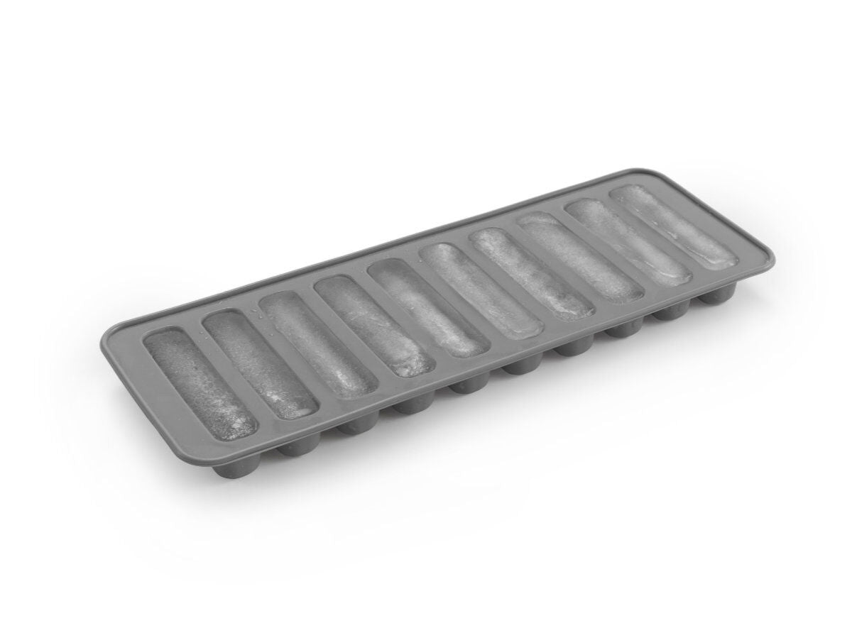METALTEX 253538000 Eiswürfelformer Silikon für 10 Eis-Sticks 7 cm x Ø 1,5 cm