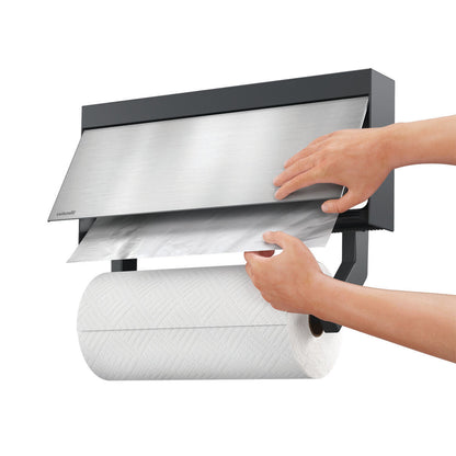 METALTEX 254412000 Tango Inox Küchenrollenspender / Rollenhalter / Küchenrollenhalter