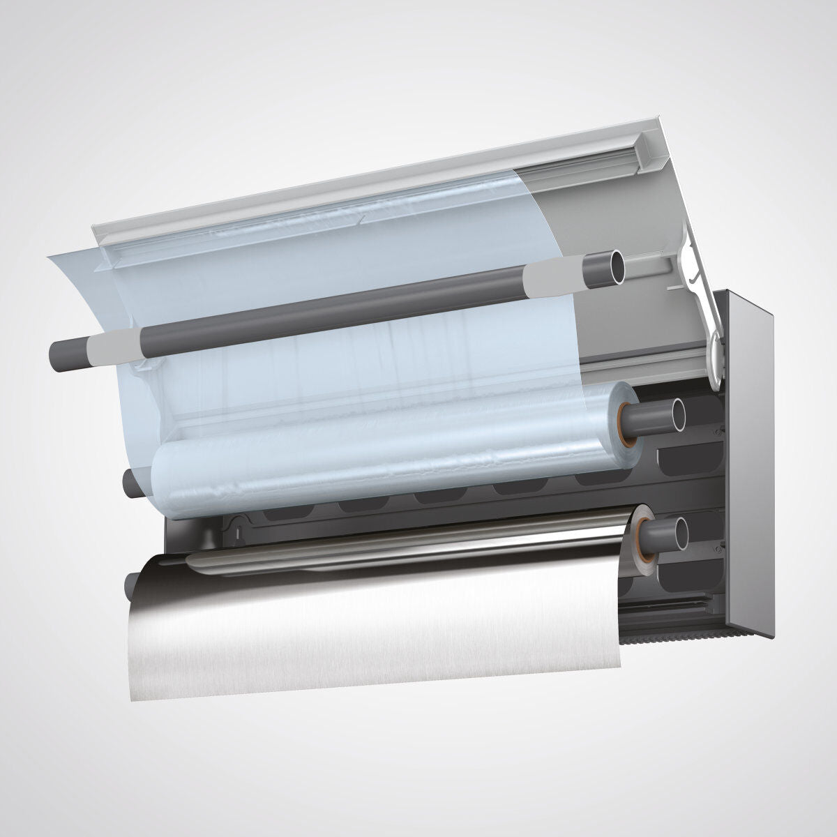 METALTEX 254412000 Tango Inox Küchenrollenspender / Rollenhalter / Küchenrollenhalter
