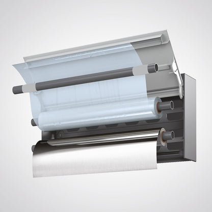 METALTEX 254412000 Tango Inox Küchenrollenspender / Rollenhalter / Küchenrollenhalter