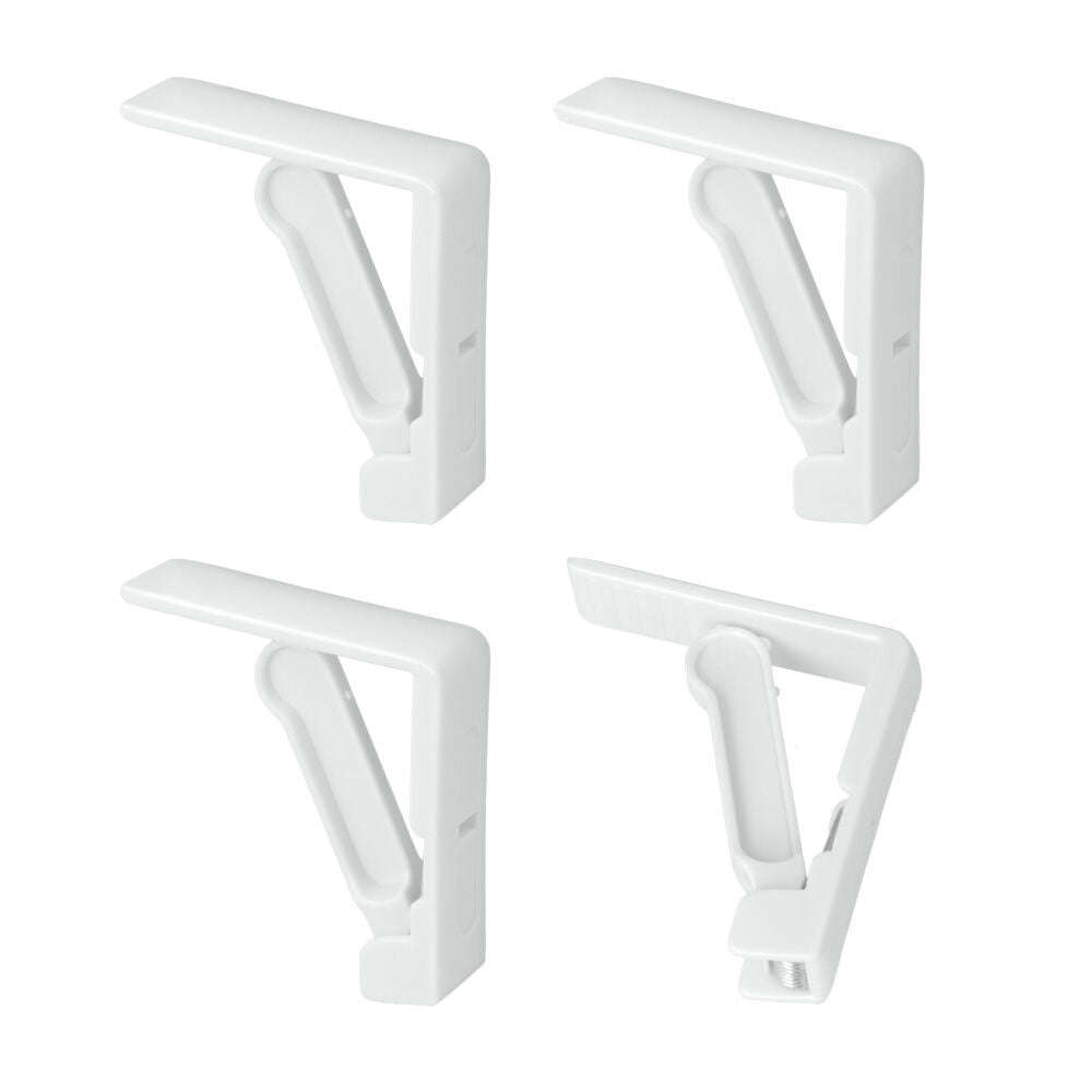 METALTEX Tischtuchklammern verstellbar, 4er Set, Kunststoff / Tischdeckenhalter
