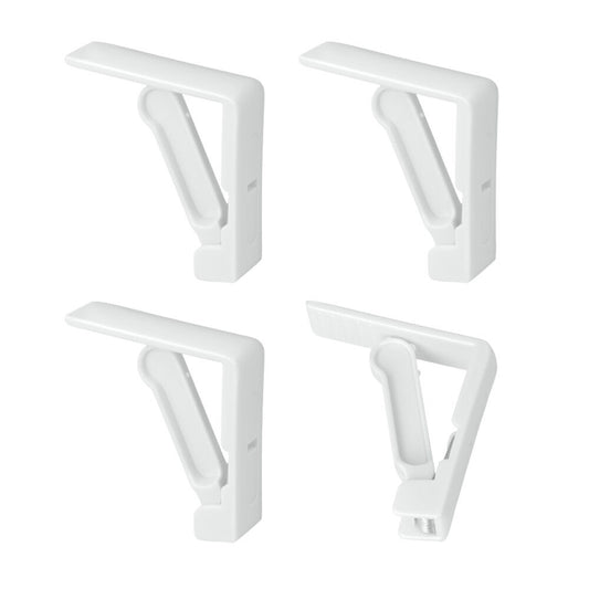 METALTEX Tischtuchklammern verstellbar, 4er Set, Kunststoff / Tischdeckenhalter