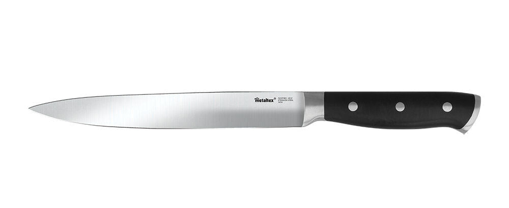 Metaltex 255961000 Magnifica Line Tranchiermesser 34 cm mit genietetem Griff