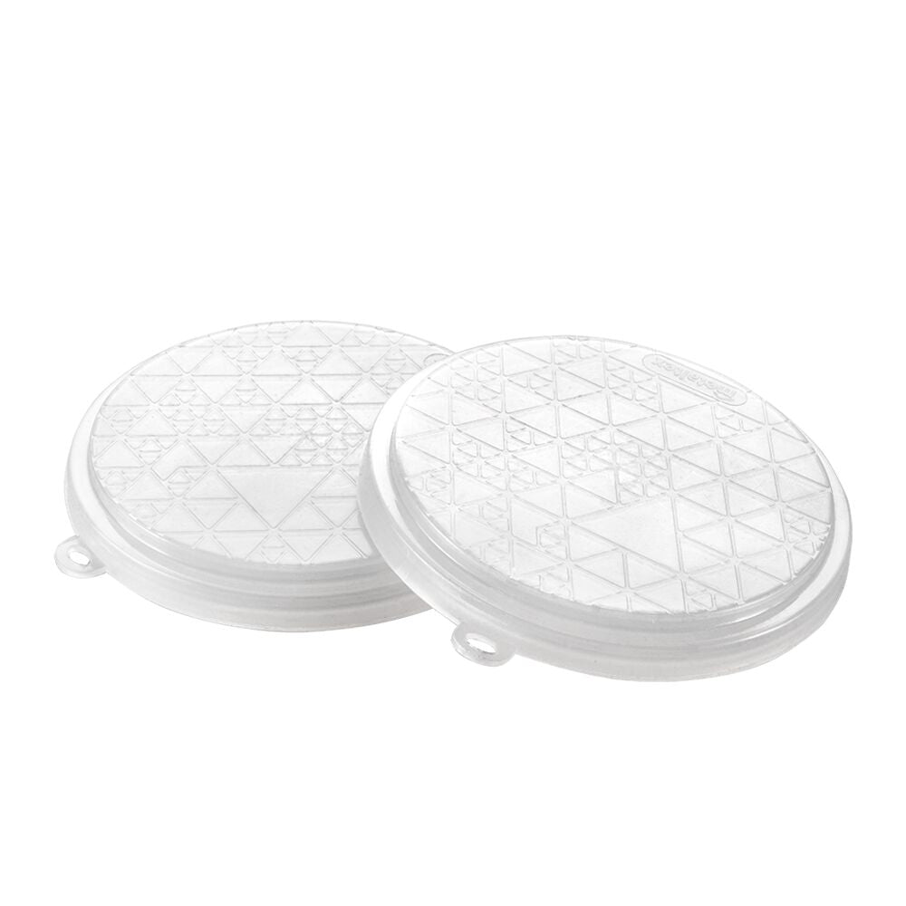 METALTEX 257281000 Yogurt Mehrwegdeckel 2er Set Ø 10 cm für 500 g Joghurtbecher