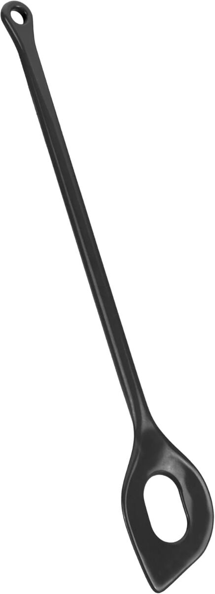 METALTEX 257418003 Tropic Spitzloeffel mit Loch schwarz, Kunststoff