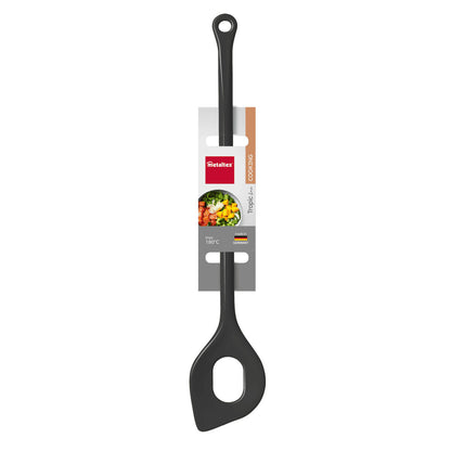 METALTEX 257418003 Tropic Spitzloeffel mit Loch schwarz, Kunststoff